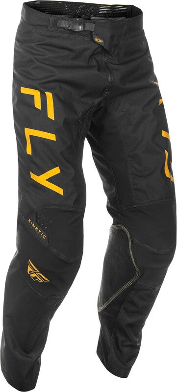 Fly Racing Kinetic Center Pants - Black/Gold 378-53032