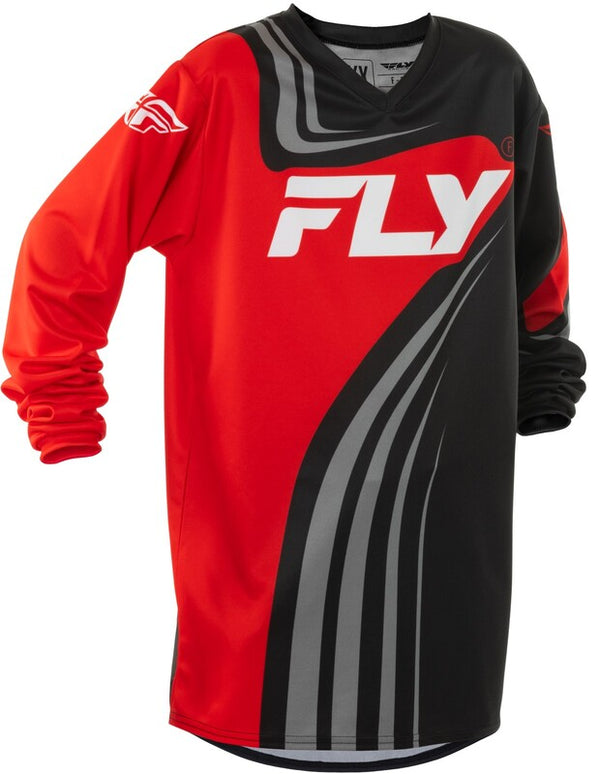 Fly Racing F-16 Jersey-Black / Red / White 378-220yl