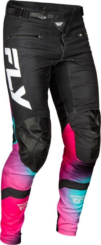 Fly Racing Rayce Bicycle Pants - Fuschia / Black / Teal 378-06128
