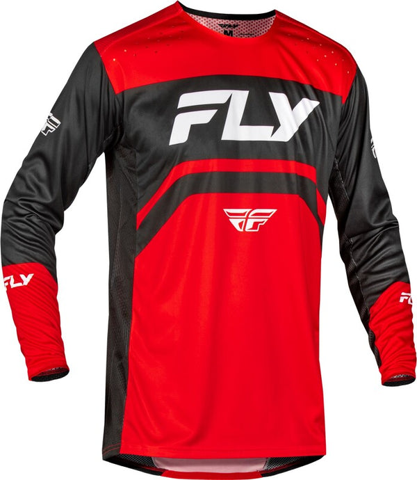Fly Racing Rayce Bicycle Jersey - Red / Black / White 378-054X