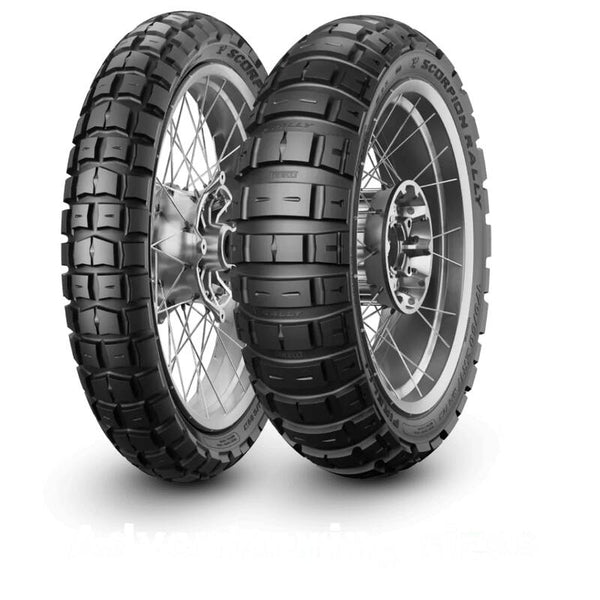 Pirelli Tire Scorpion Rally (F) Boutons larges 90 / 90-21 M / C 54R TL M + S