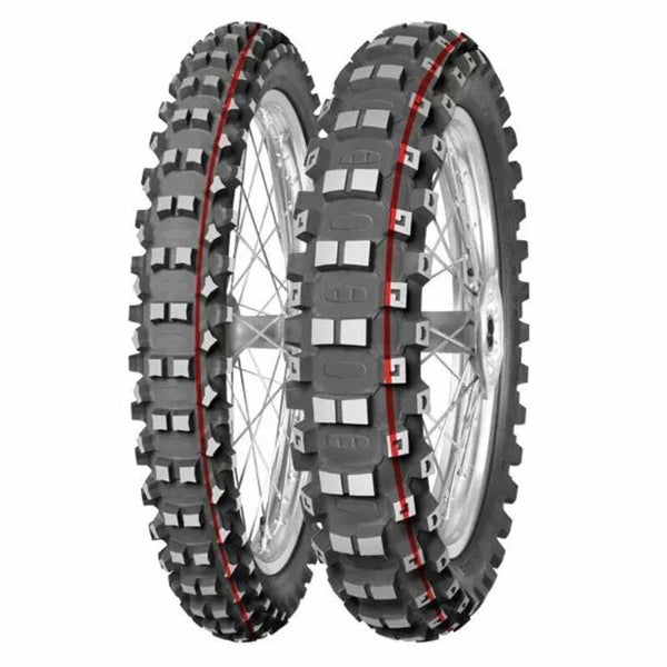 Mitas Tyre Terra Force-MX MH 80/100-21 NHS 51M TT Medium to Hard Red Green
