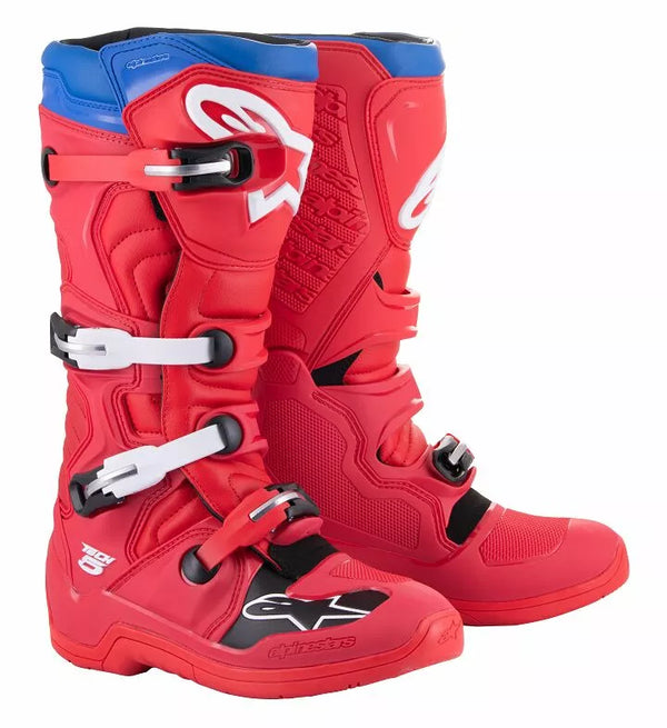 Alpinestars (MX) Boot Tech5 Red / Blue 8 2015015-323-8