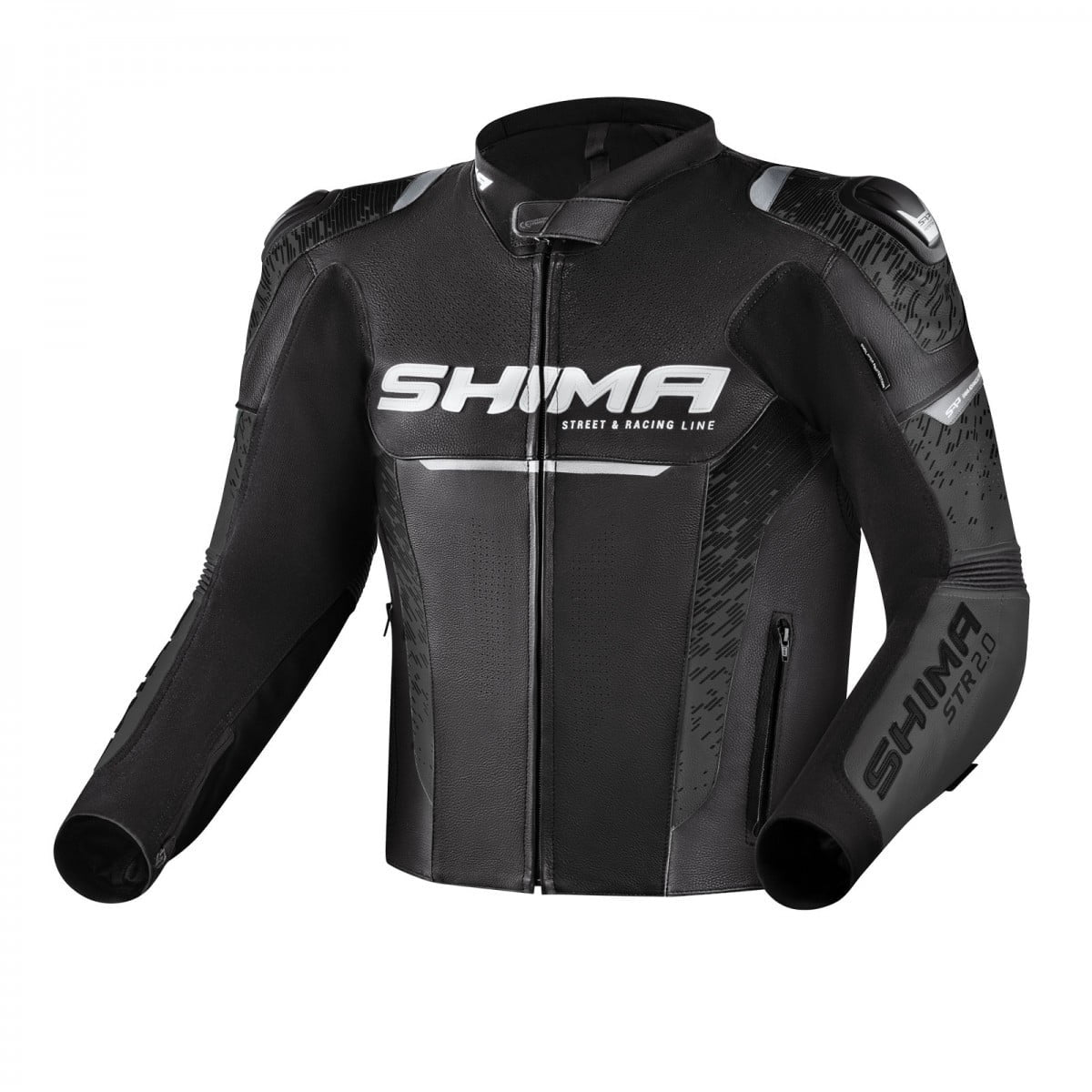 Veste shima mc-cuer str 2.0 noir