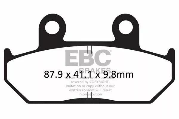 EBC Brake Pad Vee Semintrd FA124 / 2V