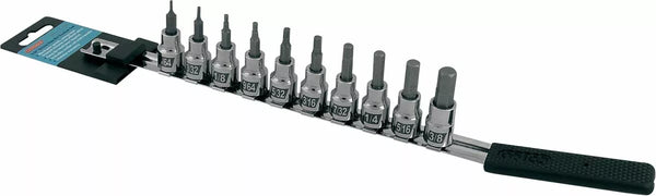 Cruztools Tools HEX SOCKET SET SET POUC IN 38 HBS