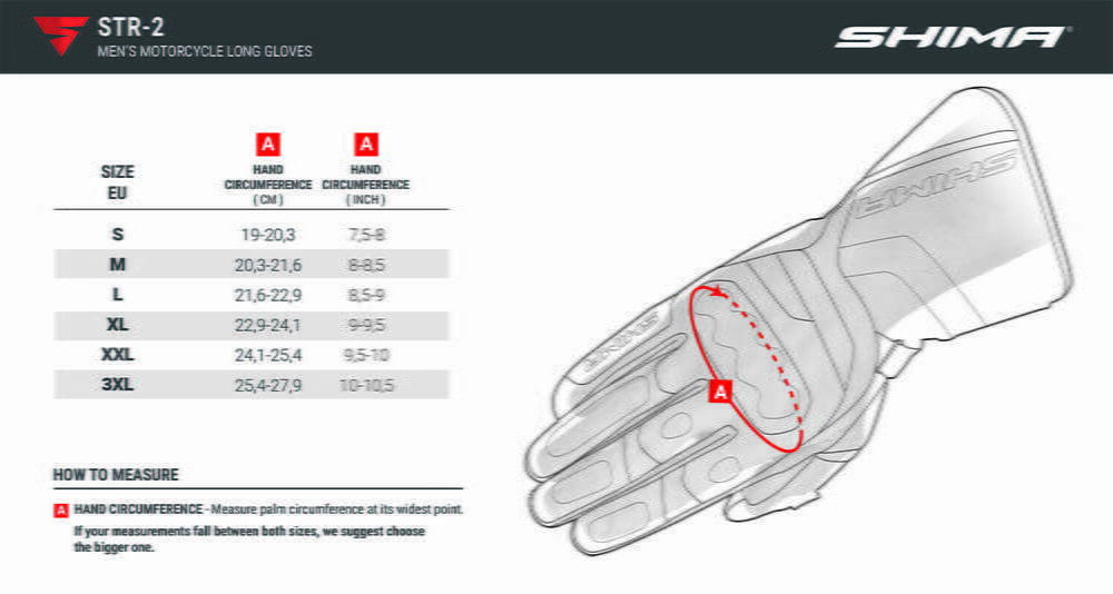 Gants shima mc-sport str-2 blanc