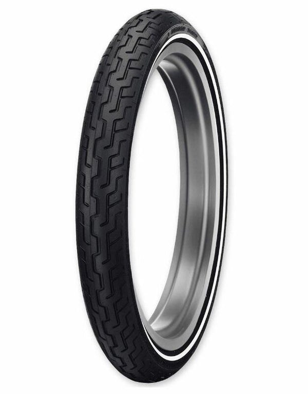 Dunlop Tire D402F MWW (Harley-D) moyen-blanc-blanc MH90-21 M / C 54H TL