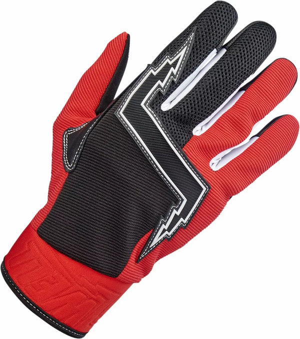 Biltwell Gants Baja Red / Blk XS 1508-0801-301