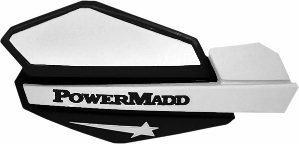 PowerMadd HandGuards Star BK / WT 34228
