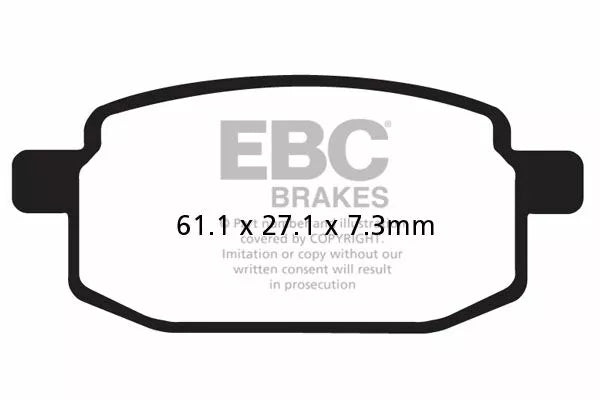 EBC Frein Pad Carbon Scooter SFAC169