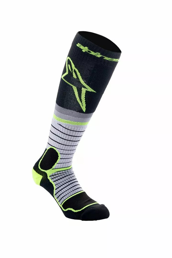 Alpinestars (MX) Sock Mx Pro Blk / Gy / YLW S 4701524-175-S