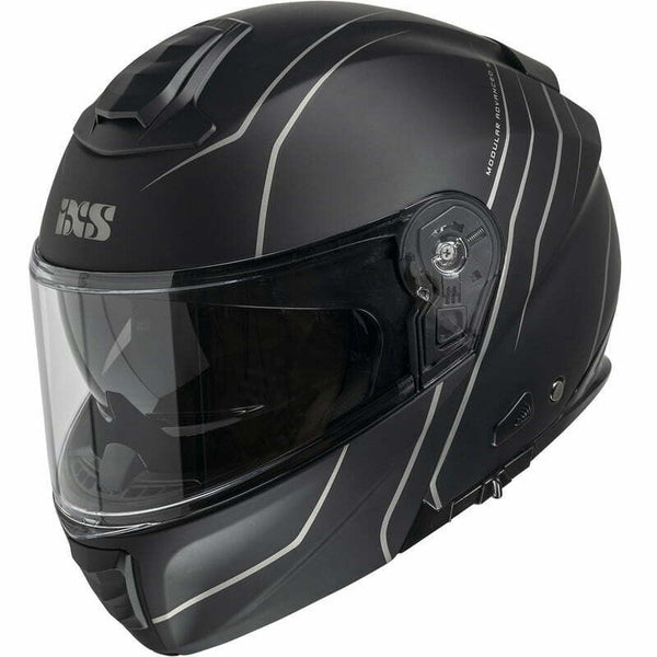Casque MC Openable IXS IXS460 FG 2.0 Black / Gray