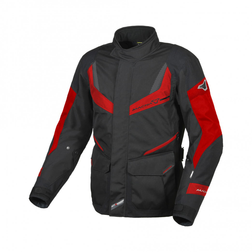 Macna Textile MC Jacket Rancher noir / rouge