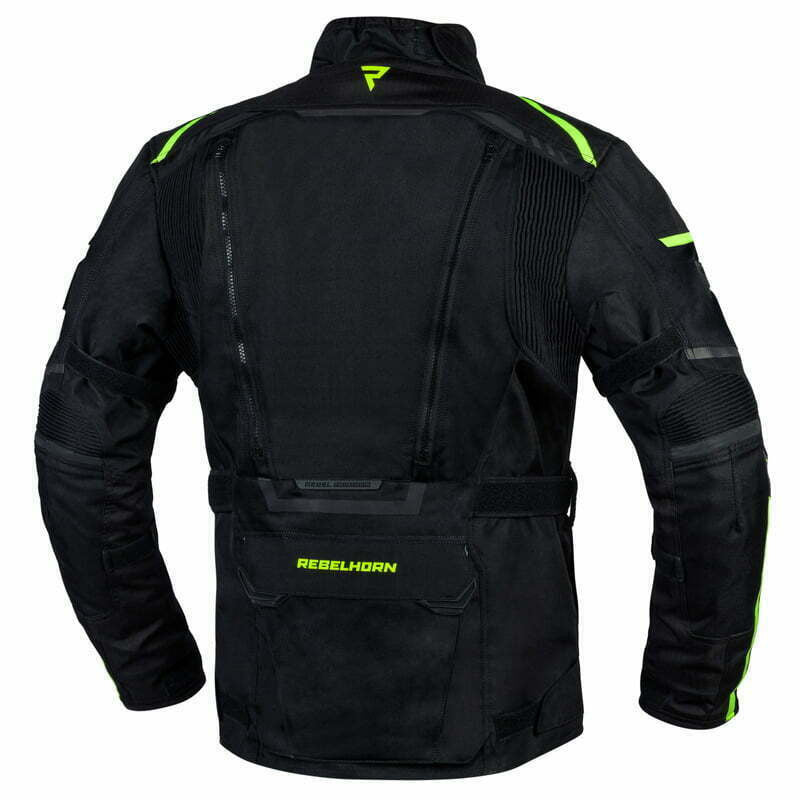 Rebelhorn Textile MC jacket Cubby IV Black /Flu