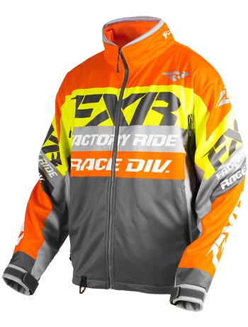 Cold Cross RR Jacket Char/Orange/Hi-Vis