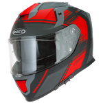 ROCC 341 Casque MC intégral noir / rouge