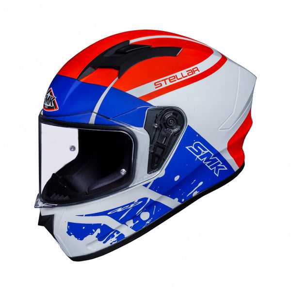 SMK Integral MC Casque Stellar Squad Red / White