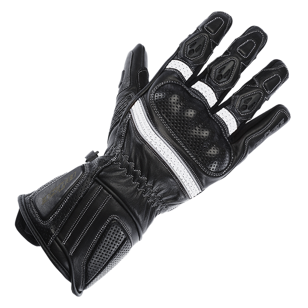 Büse Dam Mc-Sport Gloves Pit Lane Pro Black / White