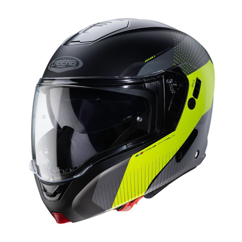 Casque Caberg Openable MC Horus scout noir / grippe