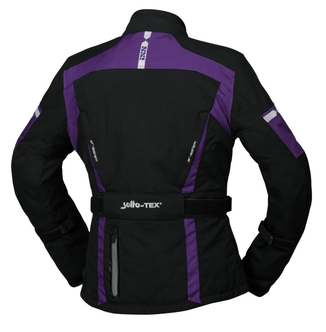 ixs Lady textile mc-jacket pacora -st noir / violet