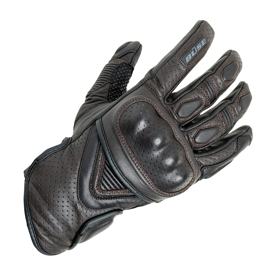 Büse MC-Gloves Cafe Racer Brown