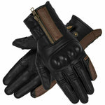 Rebelhorn Women Mc-Gloves Hunter Black / Brown