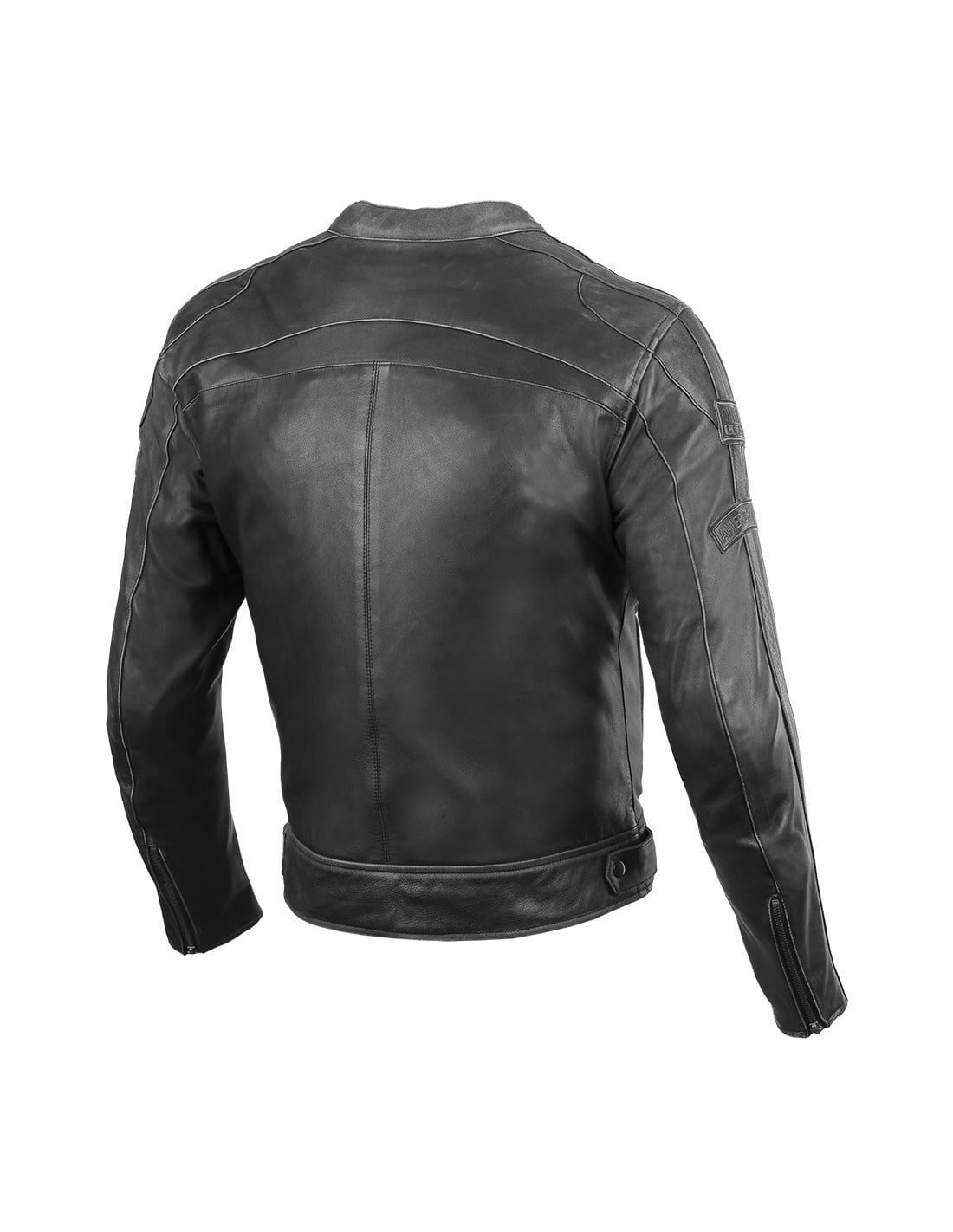 Seca Mc-Leather Jacket Aviator II Washed Gray 