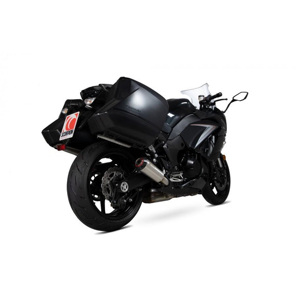 Kawasaki Z1000 SX 2017-2019 Slip-on (paire) Slip-onde en acier inoxydable brossé 2017-2019