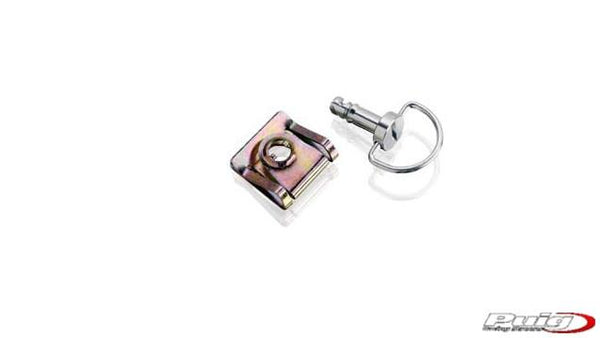 Boîte 3 Vis rapides + support C / Silver