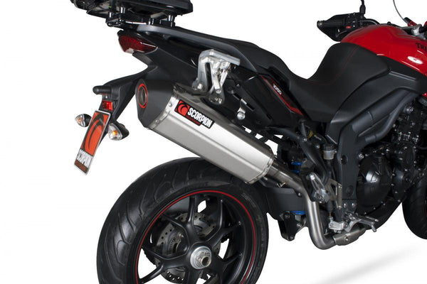 Triumph Tiger 1050 Sport 2013-2021 Slip-on Slip-on Slip-On Brossed en acier inoxydable en acier inoxydable