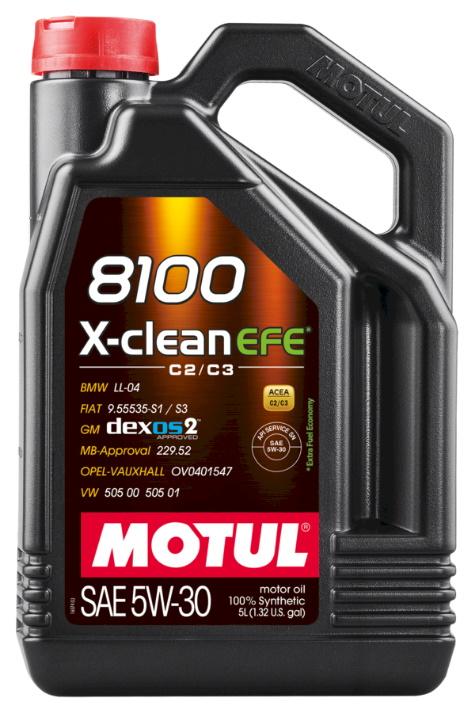 MOTUL 8100 X-CLEAN EFE 5W30 5L (4 PCS / Cardboard)