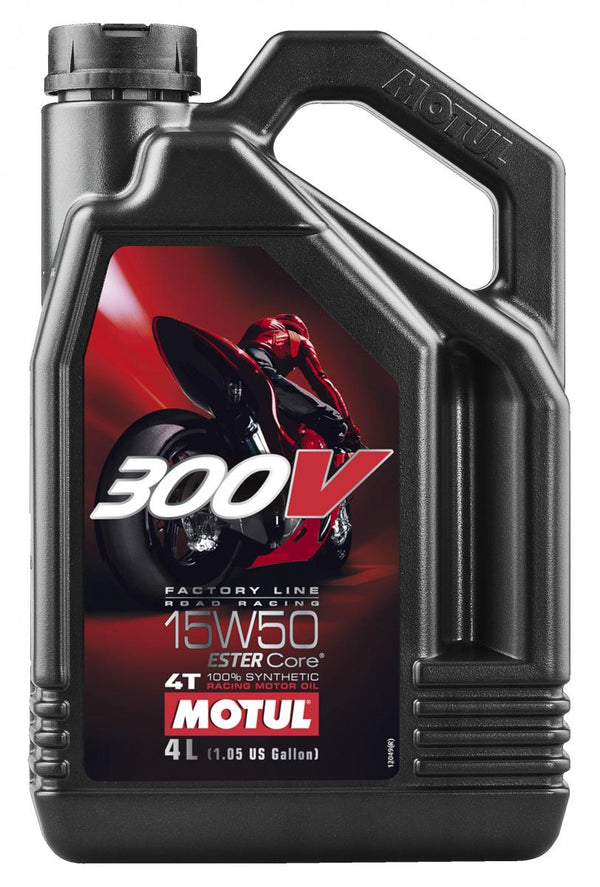 MOTUL 300V 4T Ligne d'usine 15W-50 4 L (4 PC / carton)
