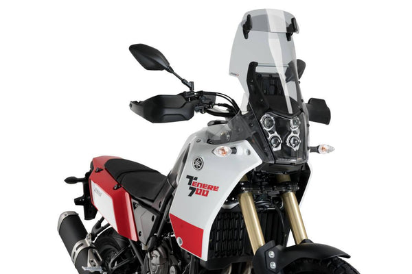 Écran de tournée c / vis yamaha tenere 700 19 c / fumée