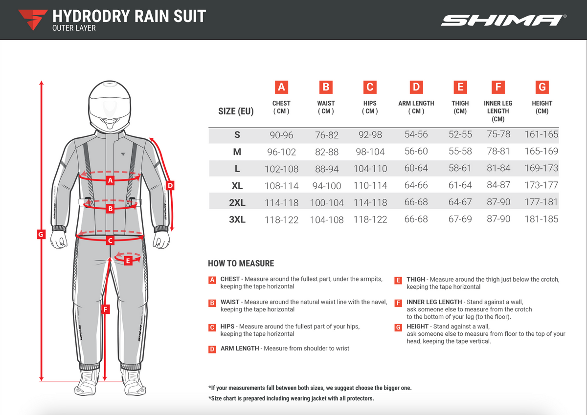 SHIMA Rain Jacket Hydrodry + noir