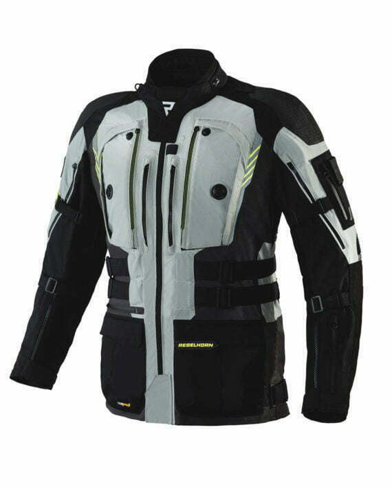 Rebelhorn Textile MC Jacket Patrol Grey / Black / Flux