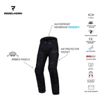 Rebelhorn textile mc-pants cubby iv noir / gris / grippe