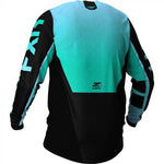 Podium FXR MX Pull Cross 21 Black / Mint / Sky Blue