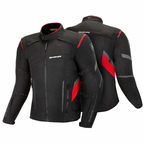 Shima textile mc veste rush noire / rouge