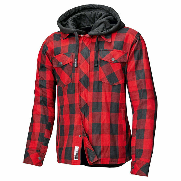 Tenu Lady Kevlar MC Shirt Lumberjack II noir / rouge