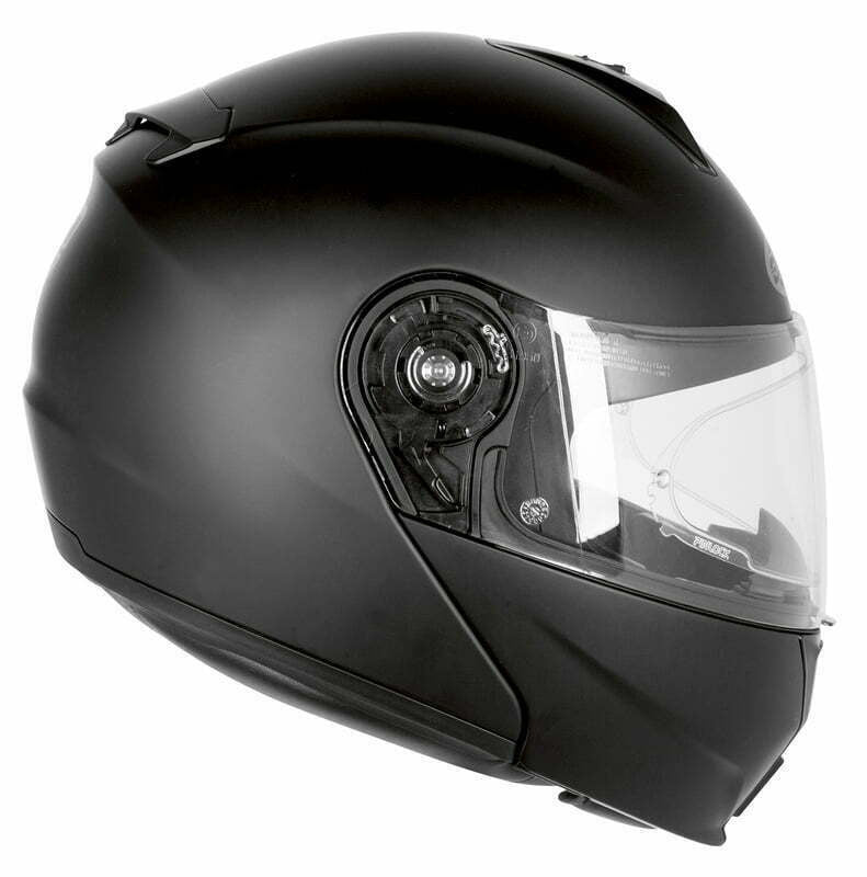 Ozone Casque MC Openable FP-01 Black Matt