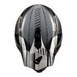 UFO Barn Cross MC Helmet Rebel Metal