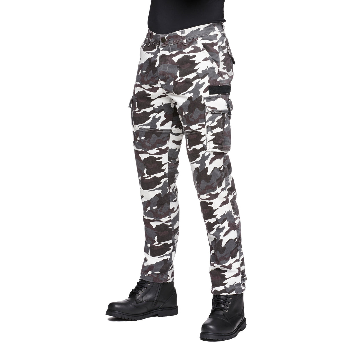 Balayer kevlar mc-pants jungle noir / blanc / camo