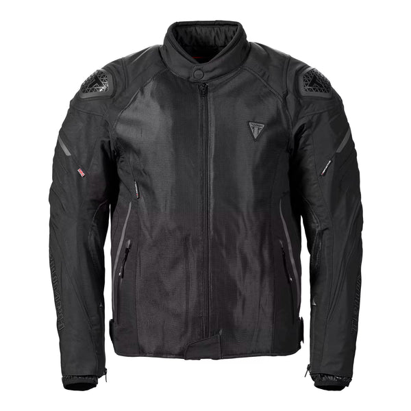 Triomphe textile mc veste triple maille noir