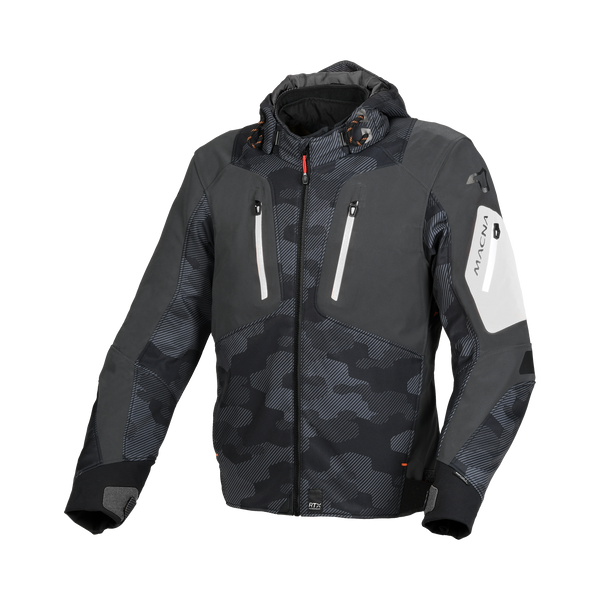 Macna softshell mc veste angle camo gris