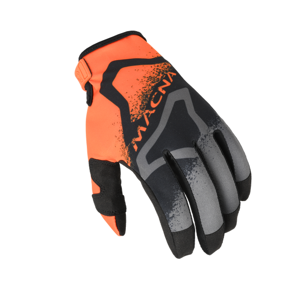 Gants MX Macna, arrière-cour 1 noir / orange / gris
