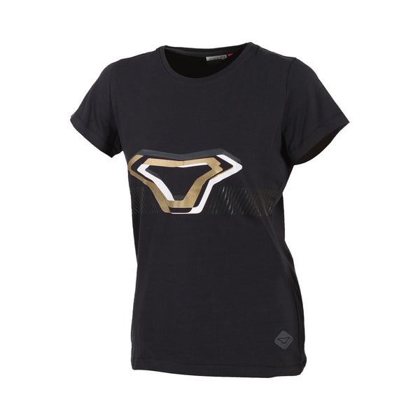T-shirt Macna, fragment femme noir