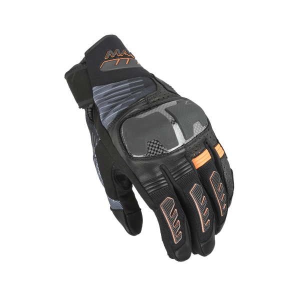 Gants de moto Macna, Rime 2.0 Black / Orange
