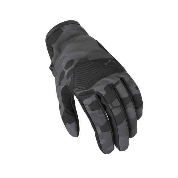 Motorcycle GLOVES MACNA, SPACTR BLACK/GREY CAMO