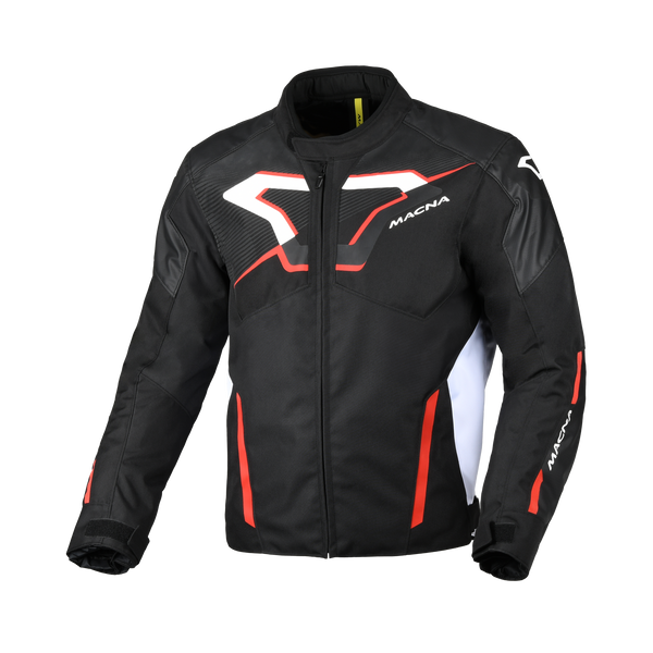 Macna Textile MC Jacket Tazar 2.0 Black / White / Red